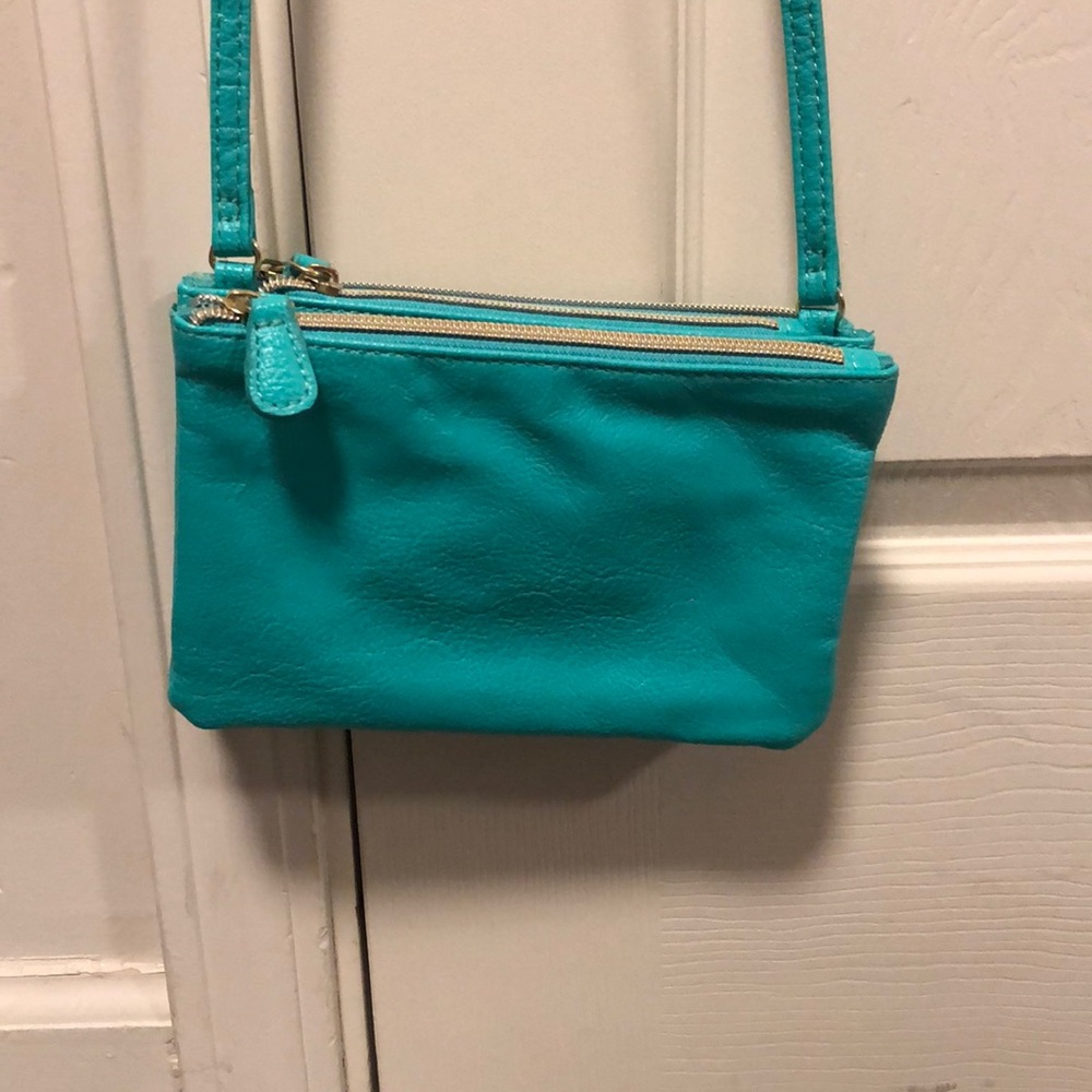 Teal Crossbody Bag